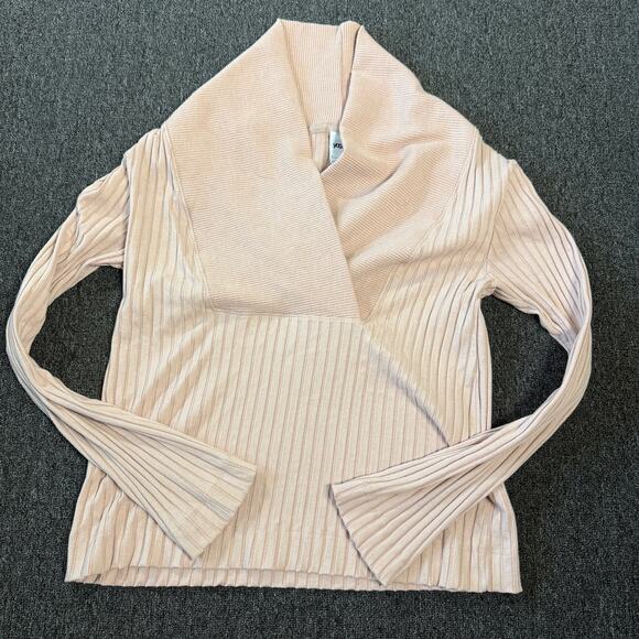 Vintage Tops - Vintage Y2k Nike Yoga Baby Pink Ribbed Longsleeve Pullover Longsleeve Women's S